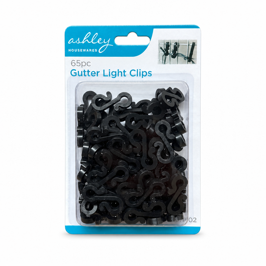Ashley Housewares Gutter Light Clips packaging front