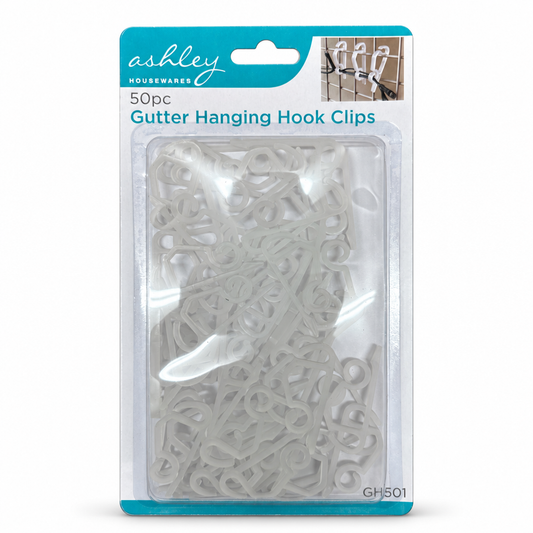 Ashley Gutter Hanging Hook Clips packaging front view