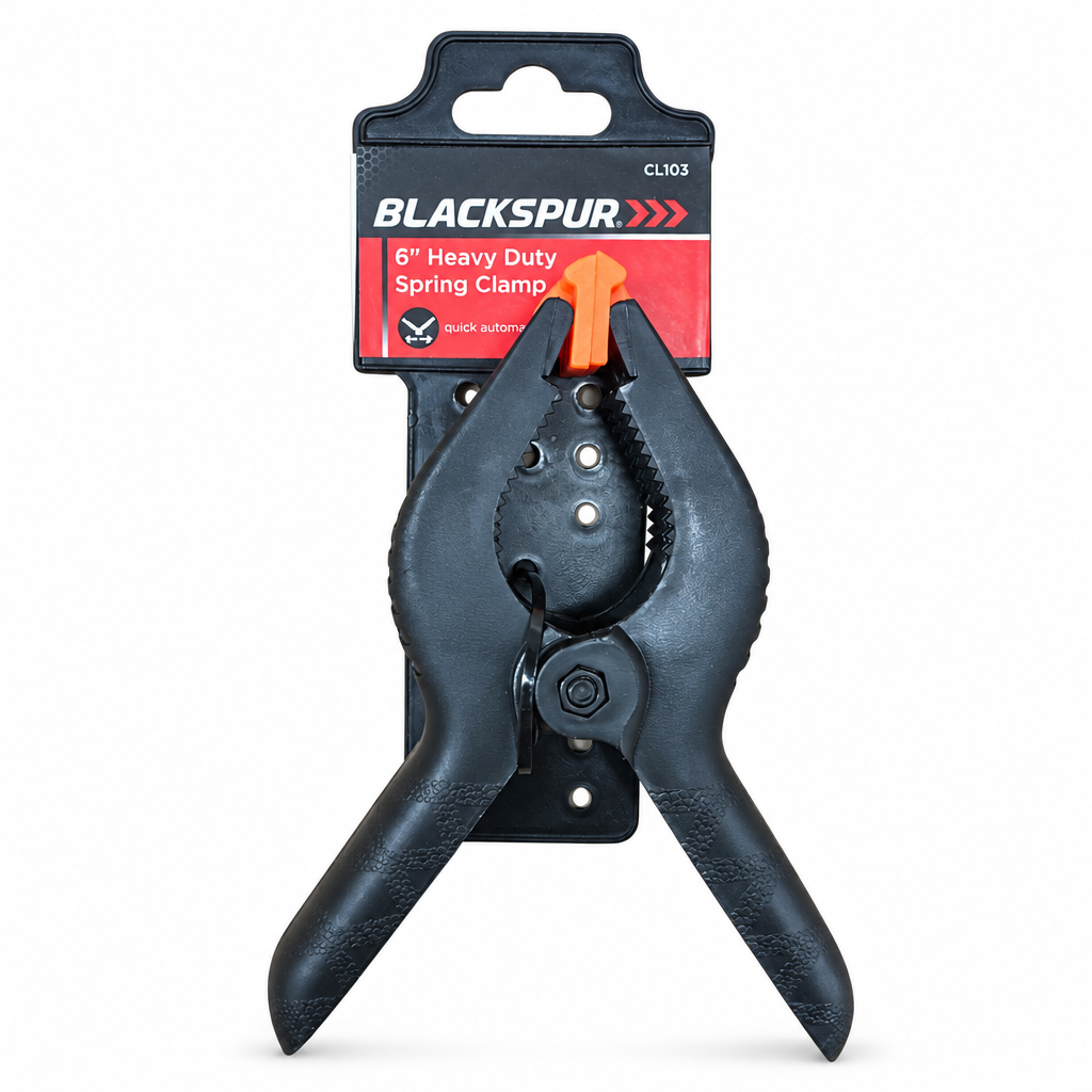 Blackspur 6 inch Heavy Duty Spring Clamp front packaging