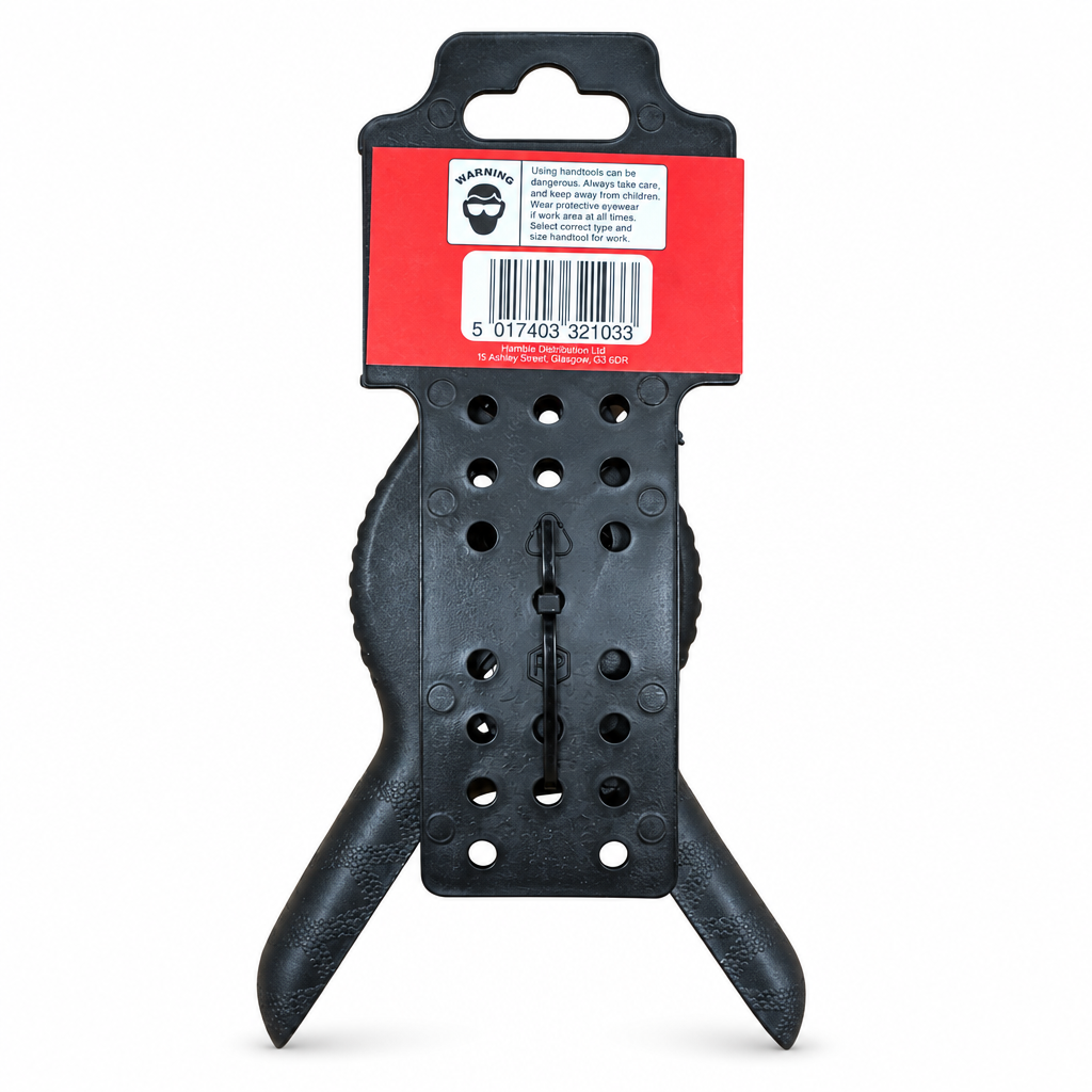 Blackspur 6 inch Heavy Duty Spring Clamp back packaging with barcode