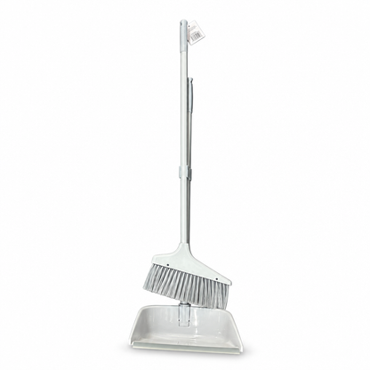 Addis dustpan and brush set with long handle