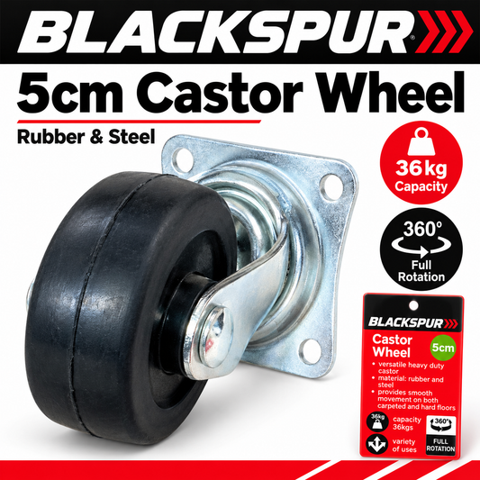 Blackspur 5cm Castor Wheel packaging front
