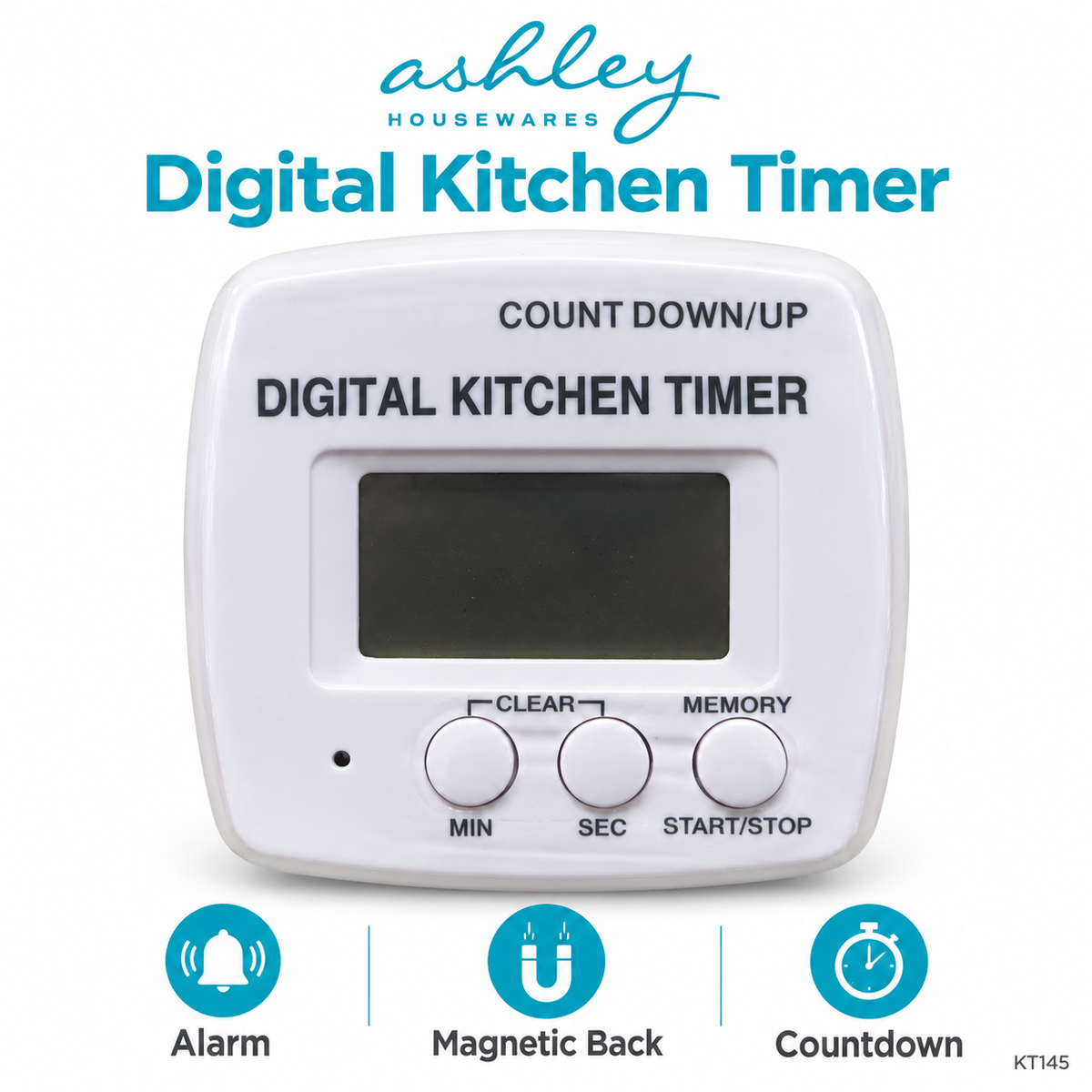 Ashley Housewares Digital Kitchen Timer