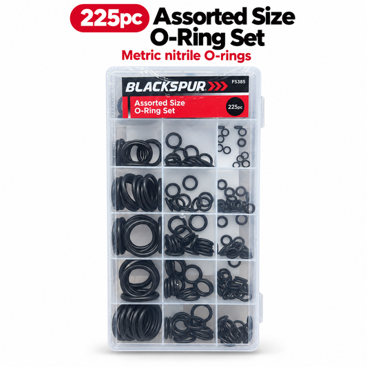 Blackspur assorted size O-ring set packaging