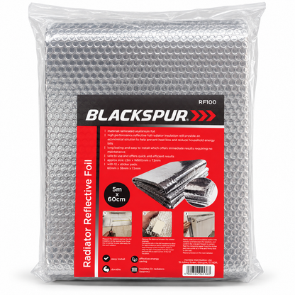 Blackspur Radiator Reflective Foil packaging front view