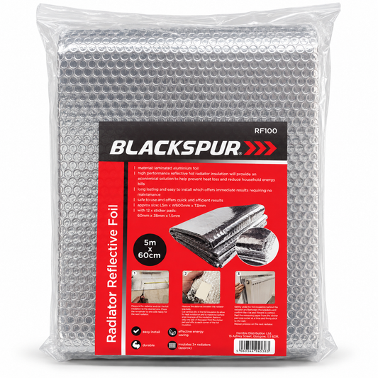 Blackspur Radiator Reflective Foil packaging front view