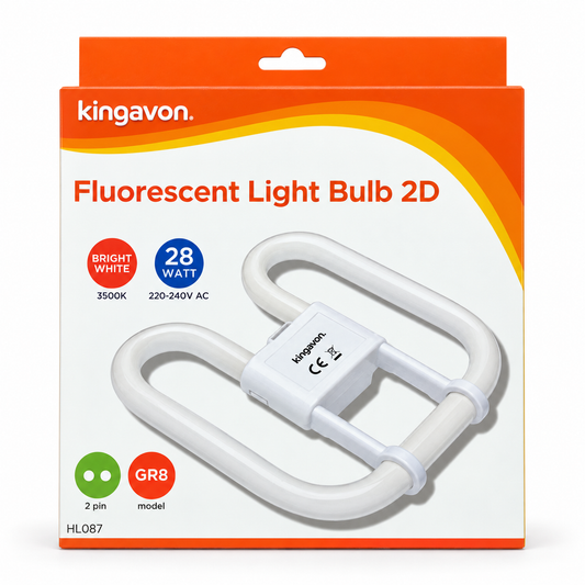Kingavon Fluorescent Light Bulb packaging front