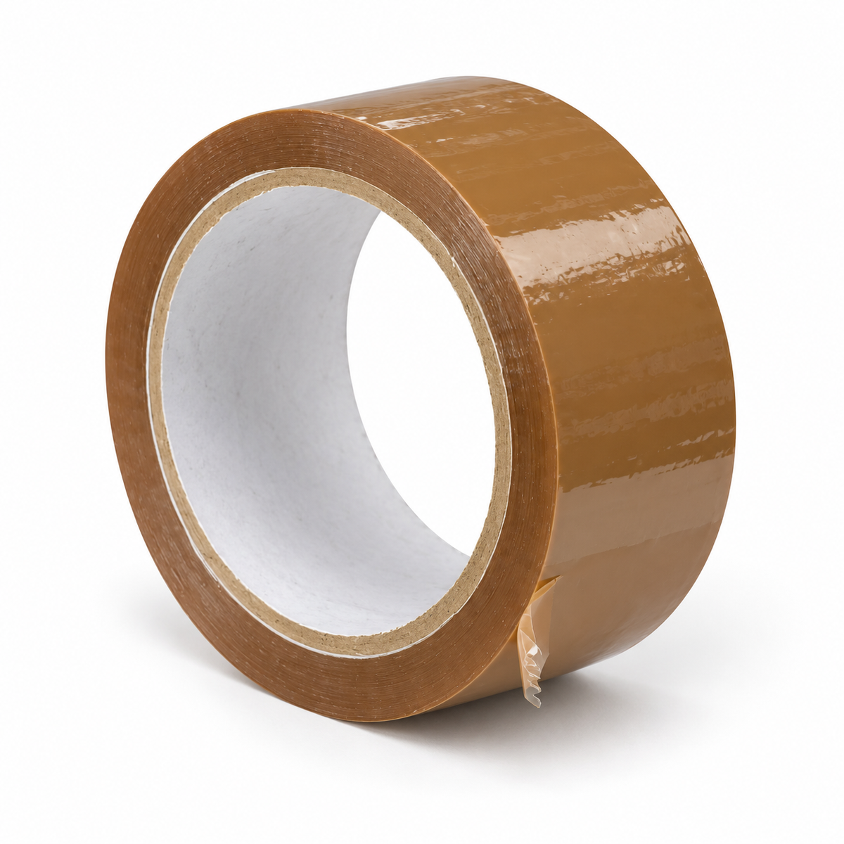 Brown packing tape roll, 48mm x 66m