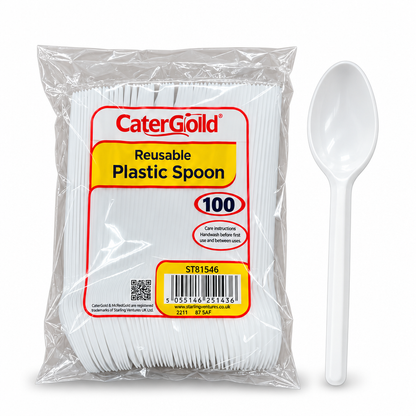CaterGold Reusable Plastic Spoon Pack Back