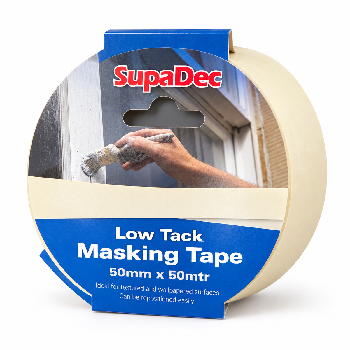 SupaDec Low Tack Masking Tape front packaging