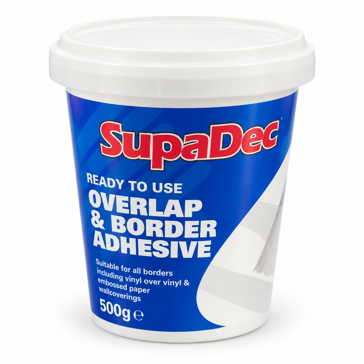 SupaDec Overlap & Border Adhesive 500g tub