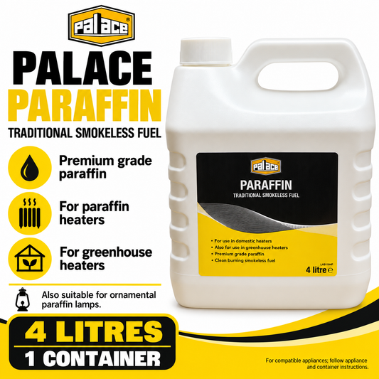 Palace Paraffin Traditional Smokeless Fuel packaging