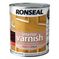 Ronseal Diamond Hard Interior Varnish Walnut Gloss 750ml – Wood Varnish for Doors, Skirting &amp; Furniture