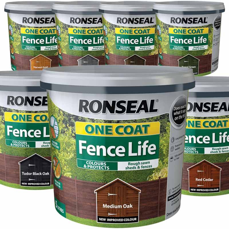 Ronseal One Coat Fence Life 5L