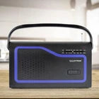 Lloytron 'Ibiza' 2 Band AC/DC Portable Radio with Carry Handle – Black (N2402BK)