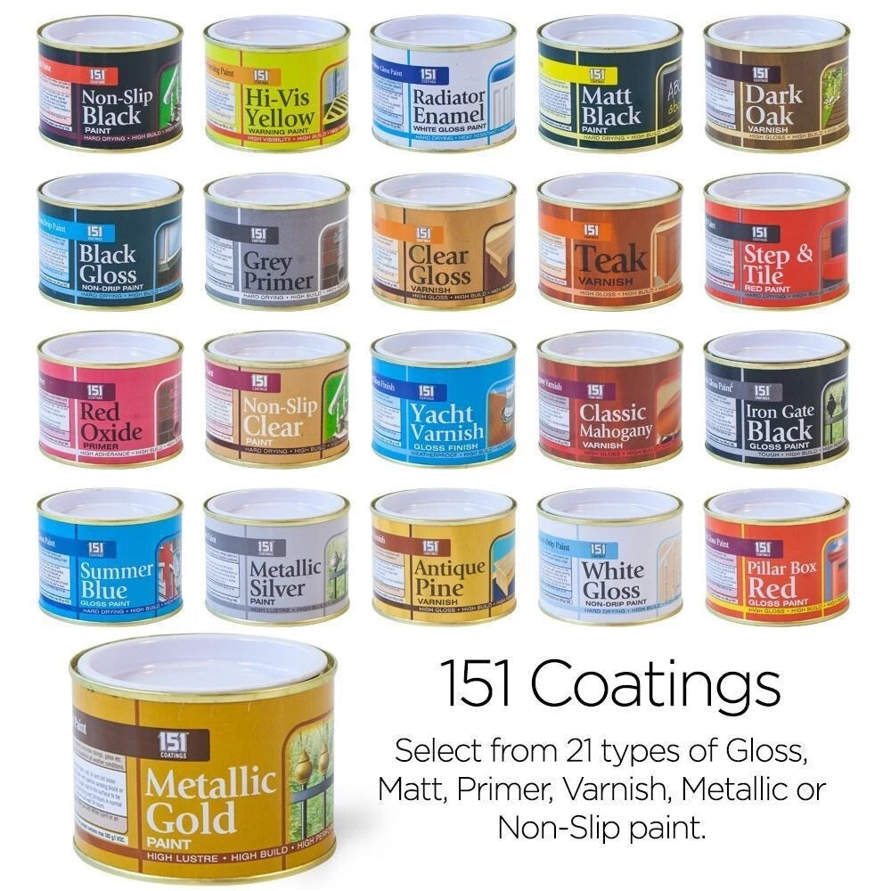 151 Coatings Paint Range – High Performance Paints & Varnishes