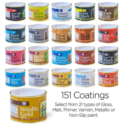 151 Coatings Paint Range – High Performance Paints & Varnishes