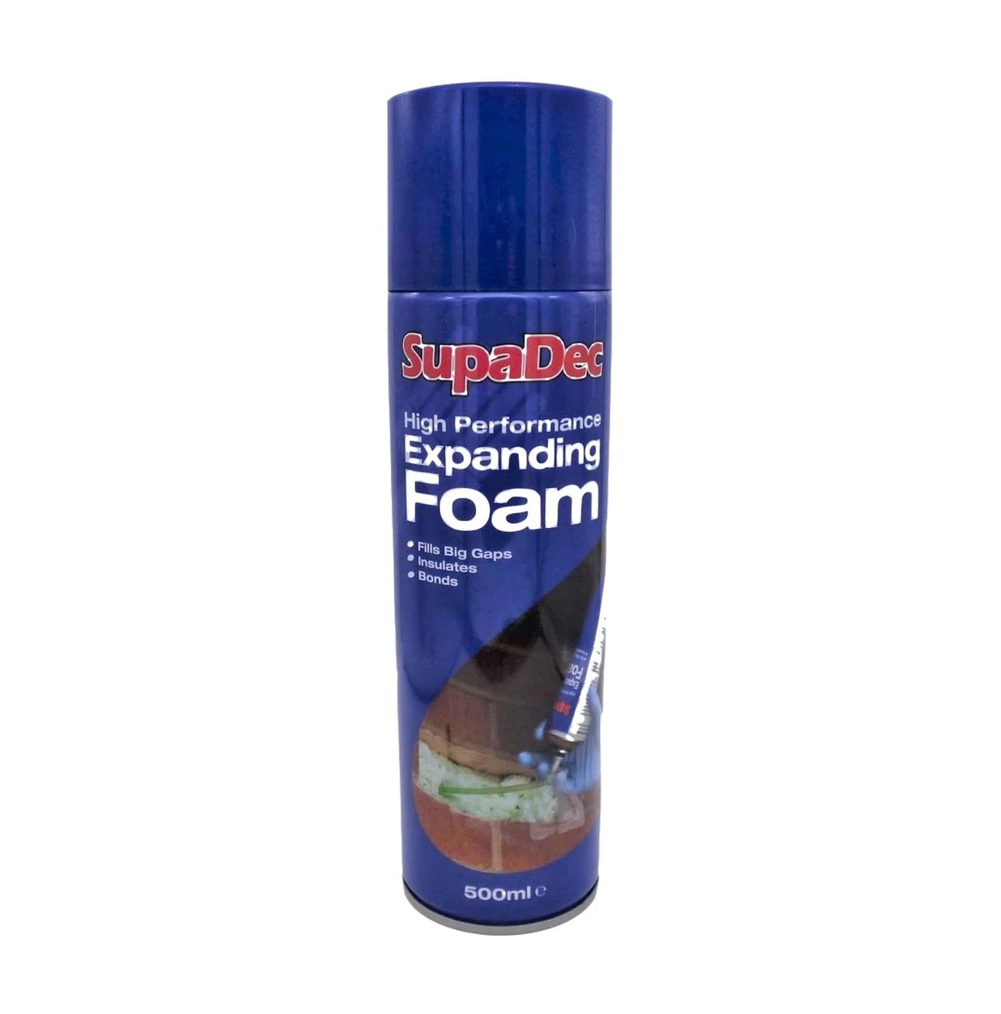 SupaDec High Performance Expanding Foam 500ml – Gap Filler, Insulation & Bonding Foam