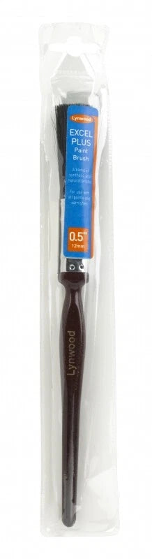 Lynwood Excel Plus Synthetic Paint Brush 0.5" – Flat Decorating Brush