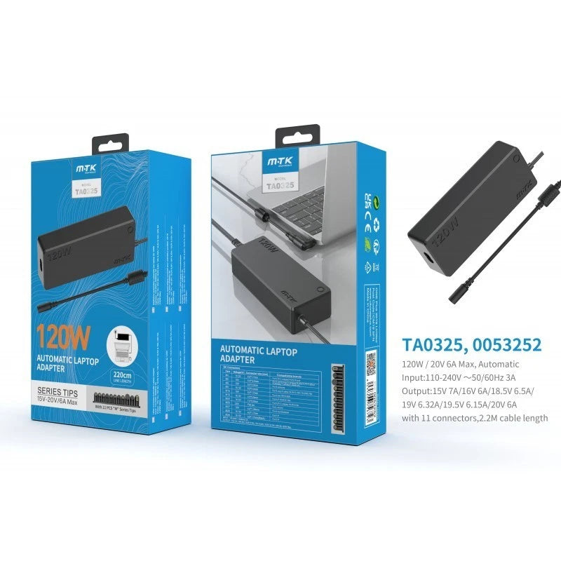 MTK MANUAL LAPTOP CHARGER 120W TA0326