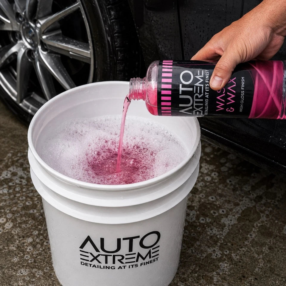 Auto Extreme Wash & Wax 800ml – Concentrated Car Shampoo with High Gloss Finish