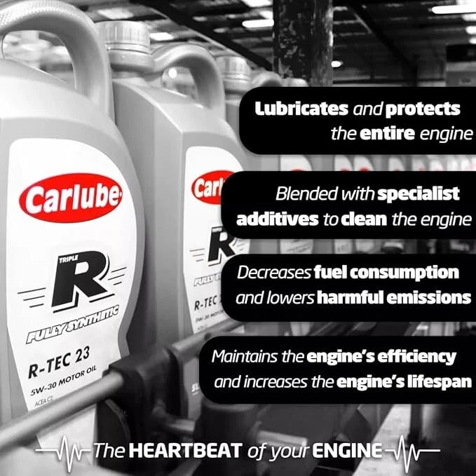 Carlube Triple R 10W-40 Semi Synthetic Engine Oil 1L – Petrol &amp; Diesel Motor Oil