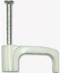 Cable Clips TWIN & EARTH White