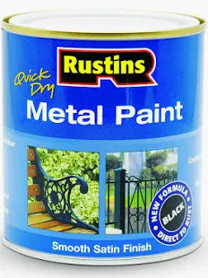Rustins Quick Dry Metal Paint 250ml. 500ml  & 1 Liter