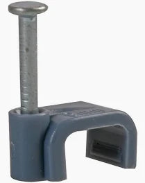 Cable Clips TWIN & EARTH Grey