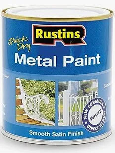 Rustins Quick Dry Metal Paint 250ml. 500ml  & 1 Liter
