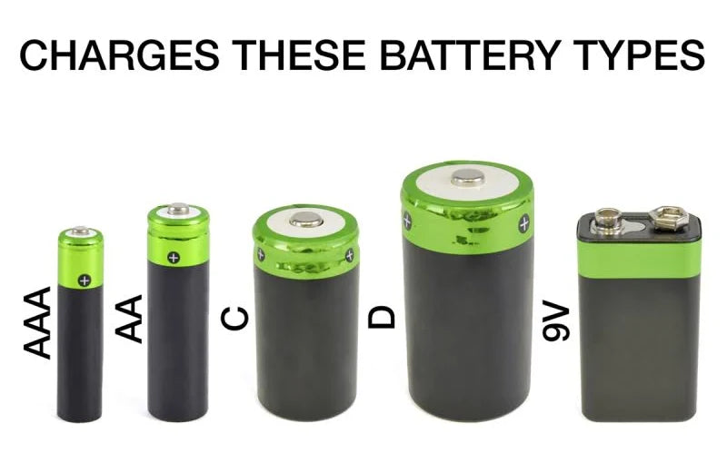 Lloytron Universal Battery Charger B044 – AA, AAA, C, D &amp; 9V NiMH / NiCd Charger