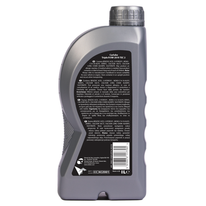 Carlube Triple R 0W-20 C5 V Fully Synthetic Engine Oil R-TEC 2 1L KCZ001